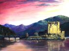 CAS6 Eileen Donan red sky.